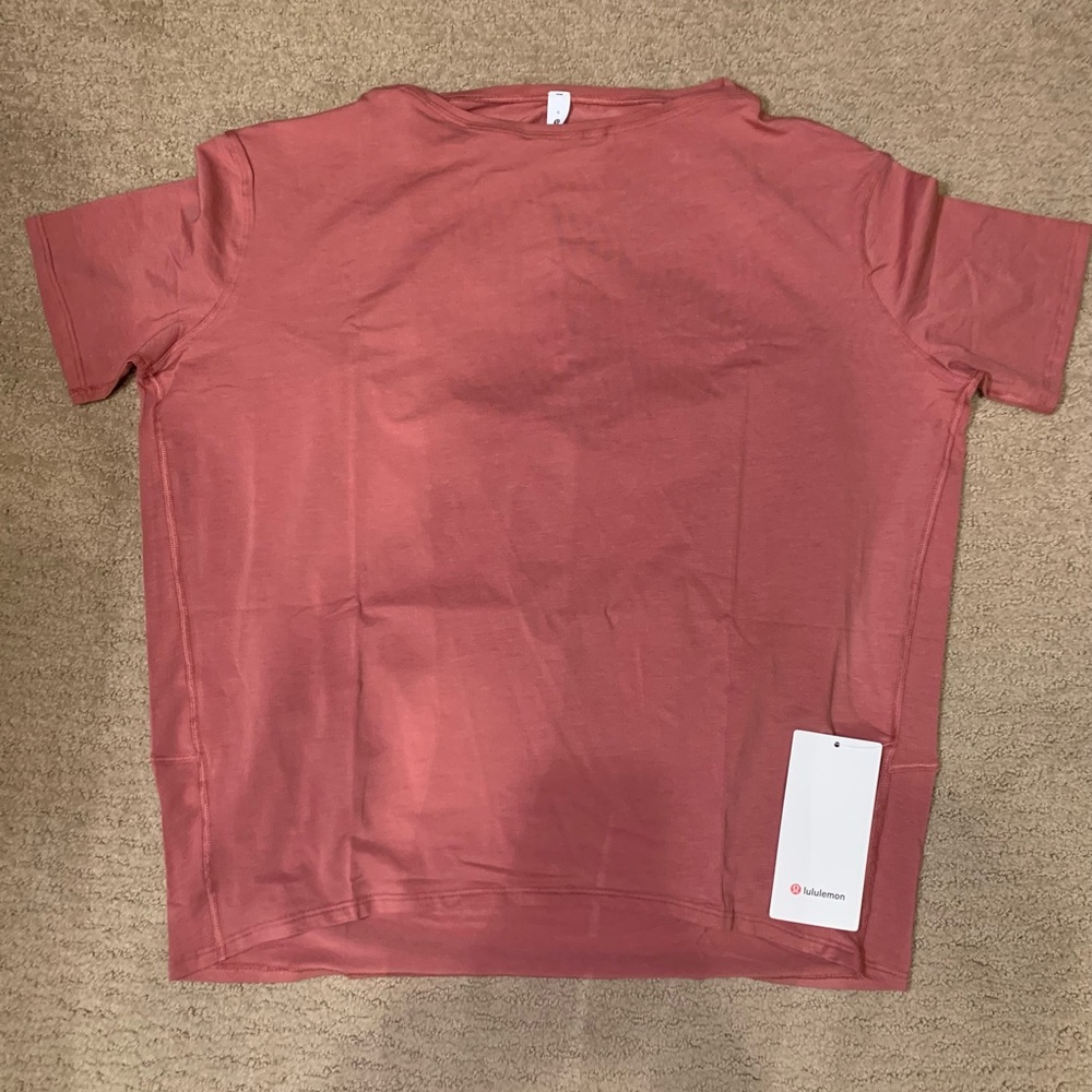 NWT! Lululemon Back In Action Long Sleeve Shirt in Brier Rose